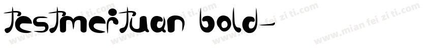 testmeituan bold字体转换